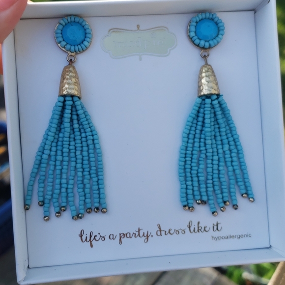 Mudpie Tassel Earrings - Picture 4 of 4